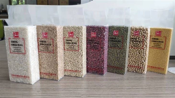 4 Stations Vacuum Packing Machine For Brick Shape
