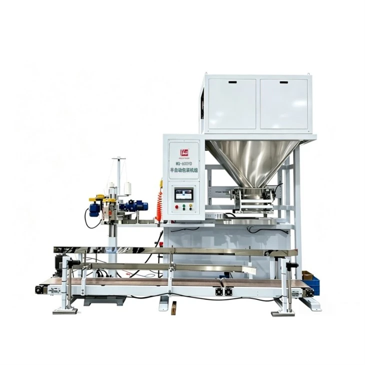Semi-Auto Woven Bag Packaging Machine for Grains